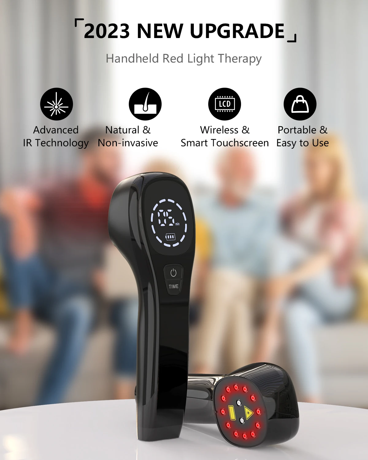 2x808nm LLLT Physiotherapy Equipment for Knee Pain Relief Arthritis Frozen shoulder Pet Pain Human Body Pain Relief Skin Care 4