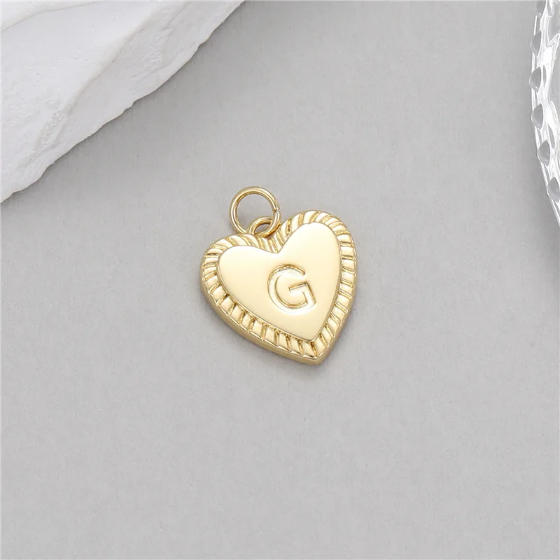 Stylish Chic Hypoallergenic Delicate French Romantic Love 26 Letter Pendant DIY Bracelet Necklace Earrings Accessories 10