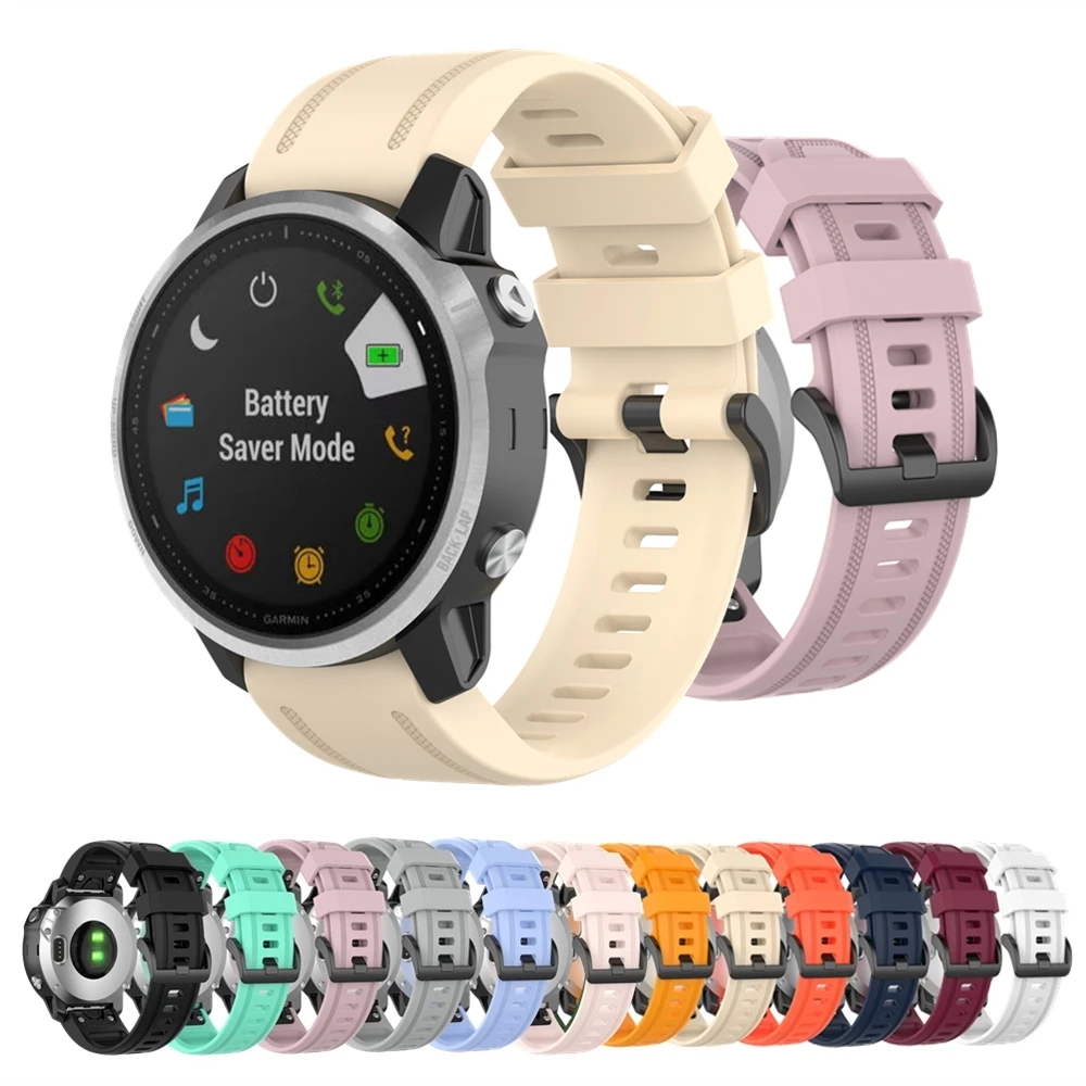 Cinturino In Silicone Per Cinturino Garmin Fenix 6S 7S 20Mm Cinturino A Sgancio Rapido Cinturino Per Fenix 6S Pro / 5S Plus / Descent Mk2S