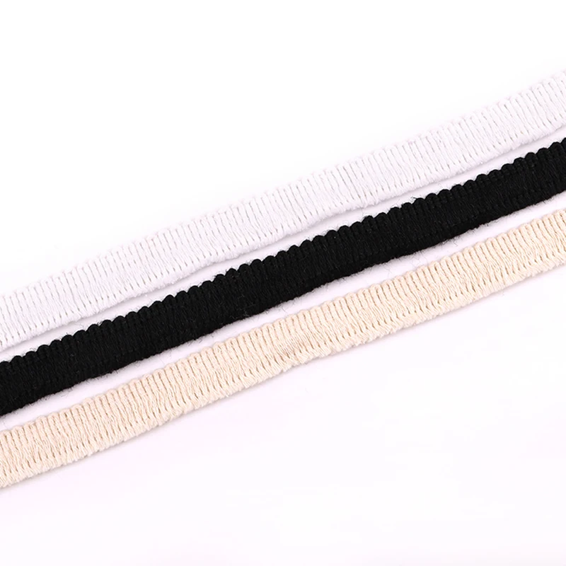 

10/30/50/100 ярдов Классическая трикотажная Черная кружевная отделка с кисточками «сделай сам» Одежда принадлежности для шитья 1,5 см ткань из чистого хлопка Lcae аксессуары