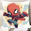 Marvel Superhero Pillowcase Spiderman Hulk Iron Man Pattern Printing Pillow Cover Sofa Cushion Cover Room Home Decoration 3