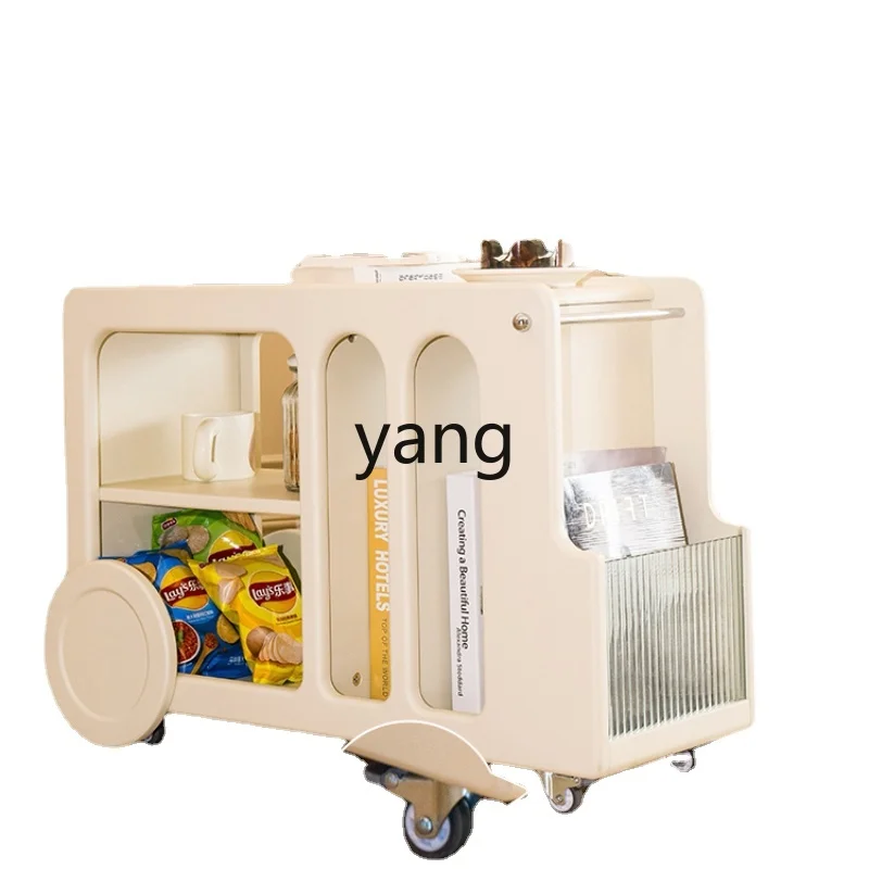 

Yhl Solid Wood Sofa Side Storage Rack Side Table Movable Table Side Cabinet