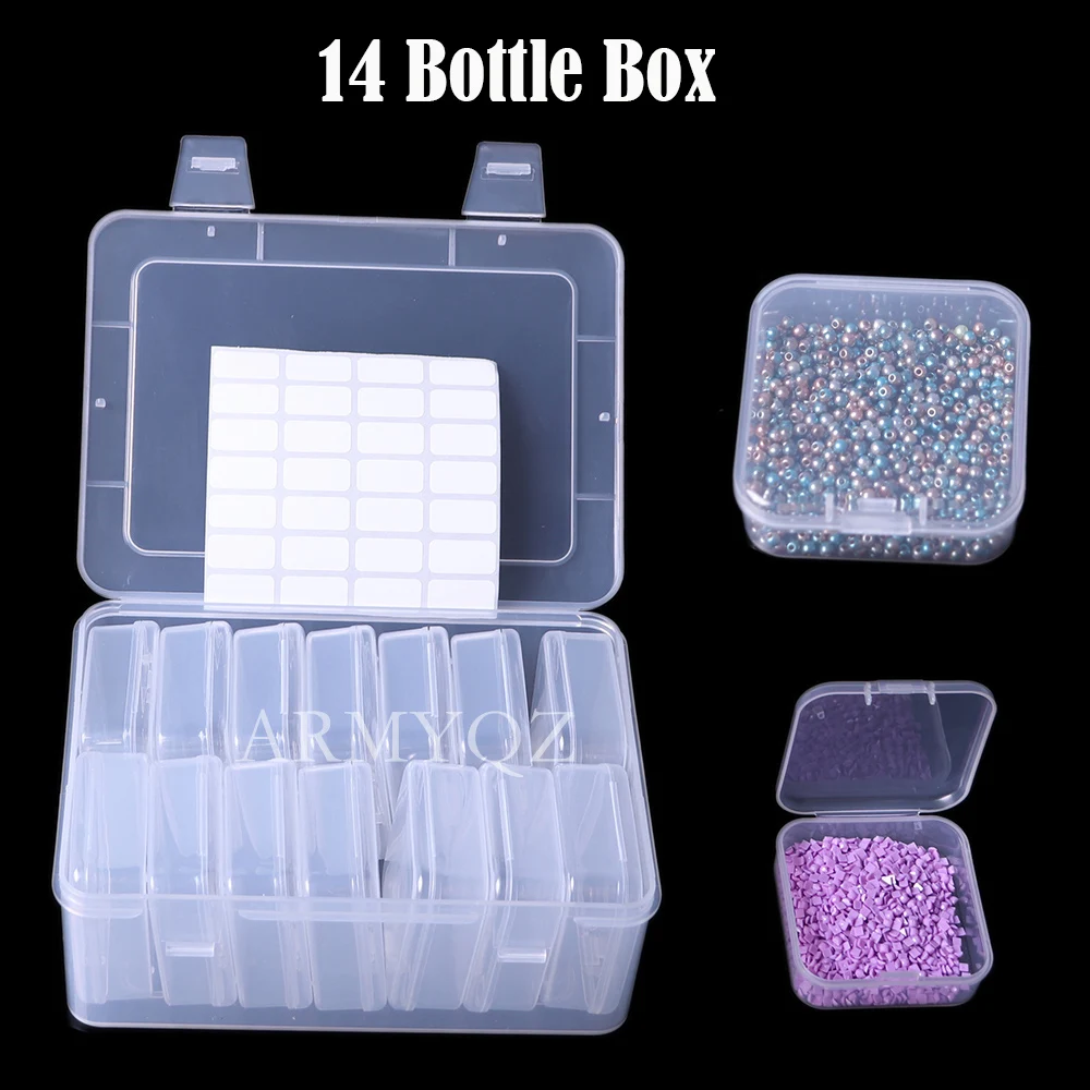 56/28 Grids 5D DIY Diamond Painting Tools and Accessories Box Diamond  Embroidery Rhinestones Organizer Case Storage Containers - AliExpress