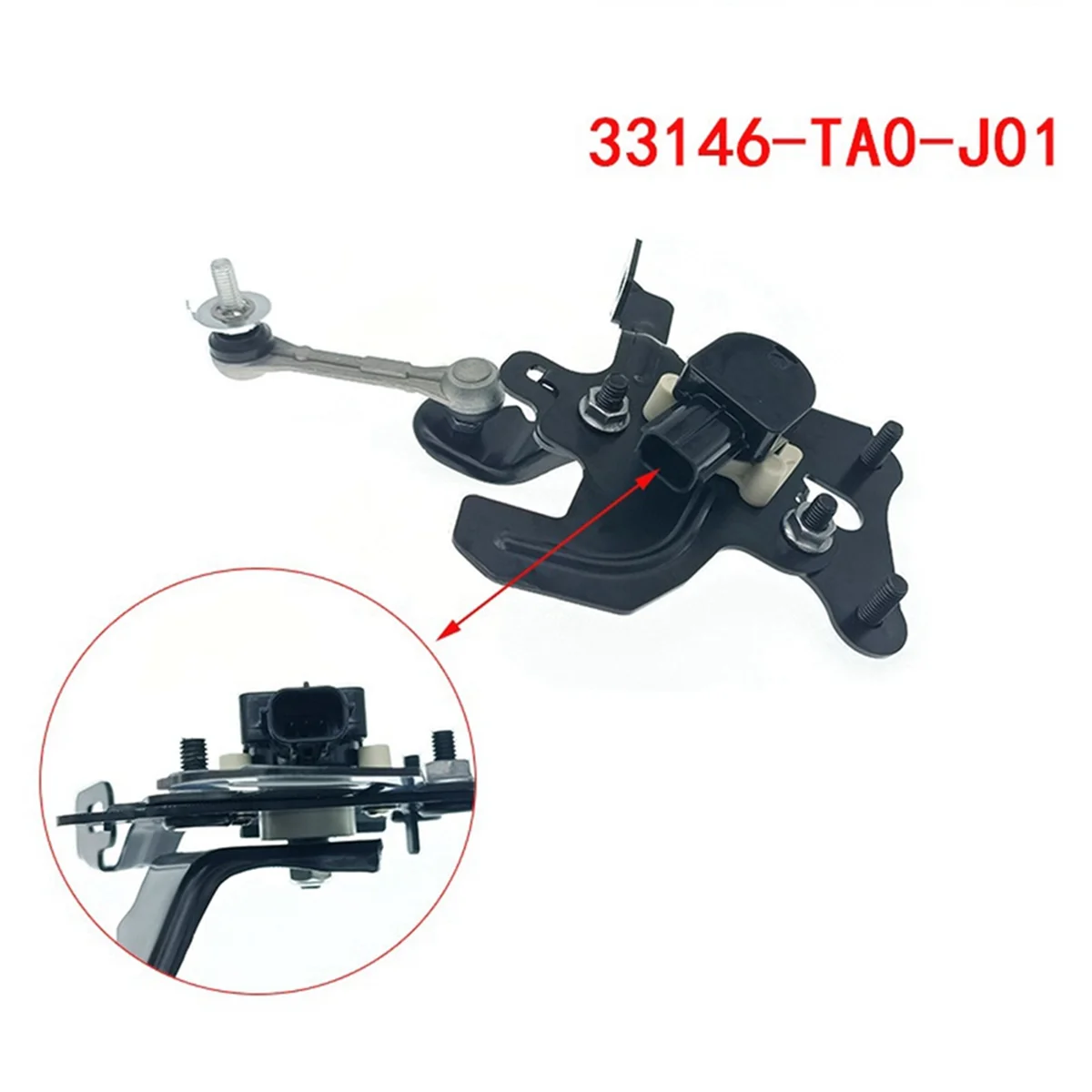 헤드라이트 레벨 센서, 서스펜션 높이 센서, 혼다 어코드용, 33146-TA0-J01, 33146TA0J01