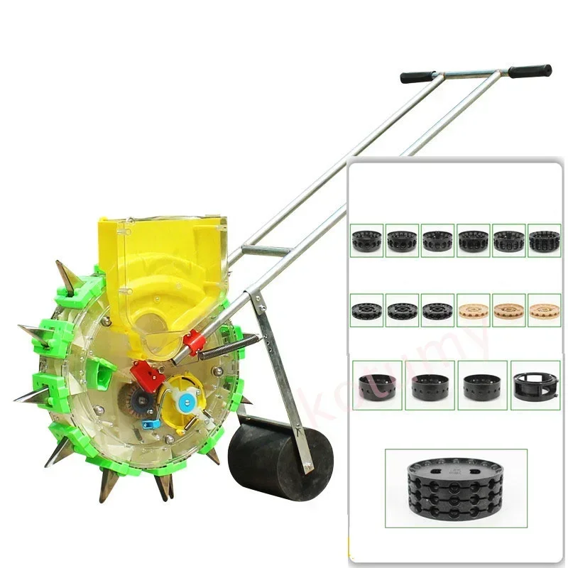 Hand-push Seeder Machine for Agriculture Peanut Corn Soybeansorghum Cotton Multifunctional Precision Planter Sowing Tool