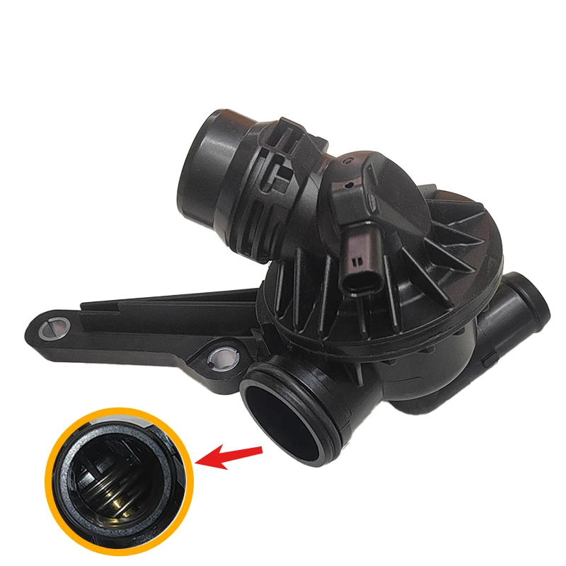 Engine Coolant Thermostat 105℃ 11537600584 7600584 Engine Coolant Thermostat Housing Assembly For BMW 114i 116i 118i 120i 316i 320i F20 F21 F30 F31 F80