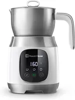 House Milk Frother, Variable Temp and Froth Thickness Frother and Steamer, 21OZ/600ML Smart Touch Control Milk Warmer, D 1