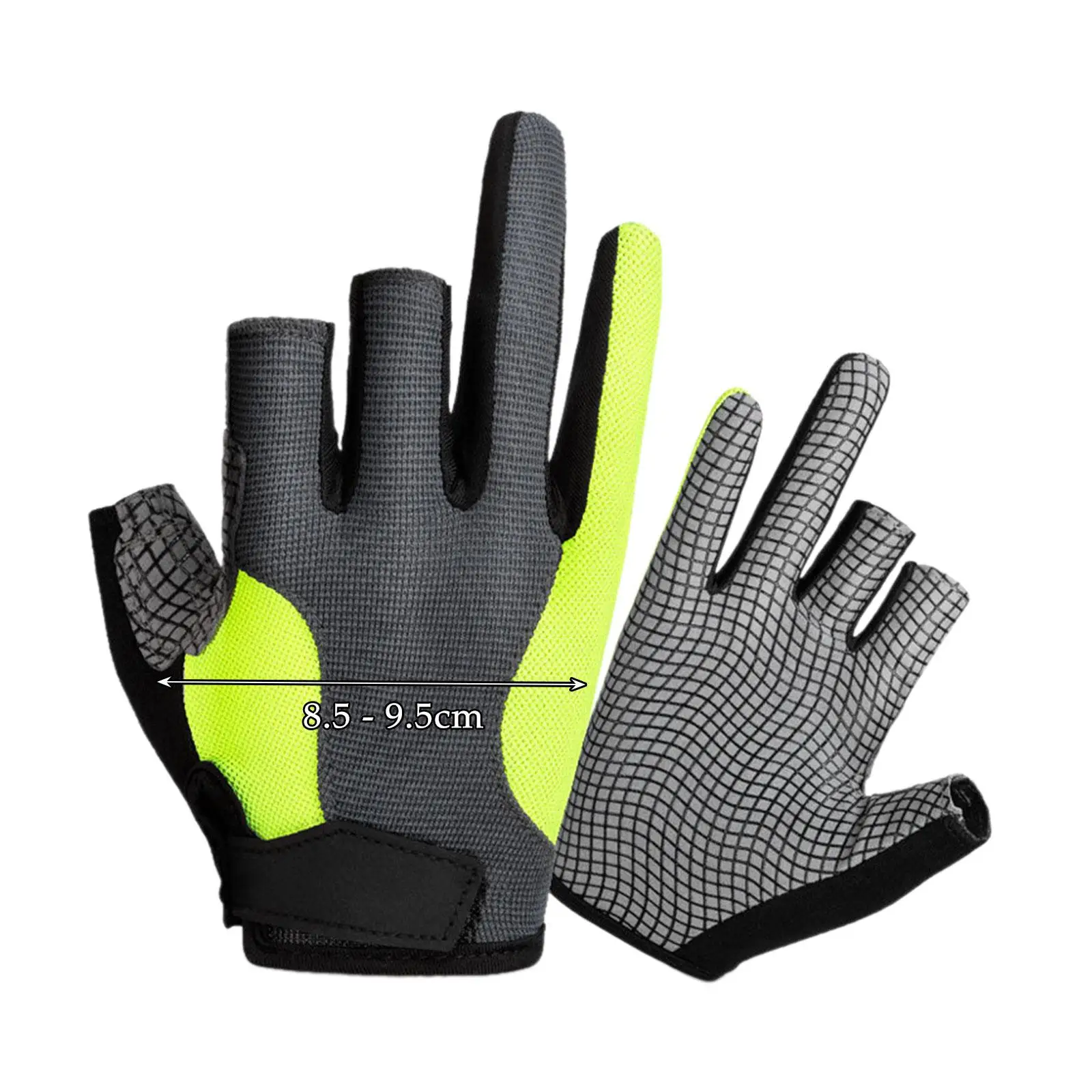 3 Cut Fingers Gloves Finger Protector for Kayaking Motorcycling Hiking 3 Cut Fingers Gloves Finger Protector for Kayaking Motorcycling Hiking