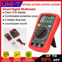 UNI-T UT33A+ UT33B+ UT33C+ UT33D+ Plus Pocket Multimeter Digital Ammeter Voltmeter Professional Resistance Measure Multi Meter 1