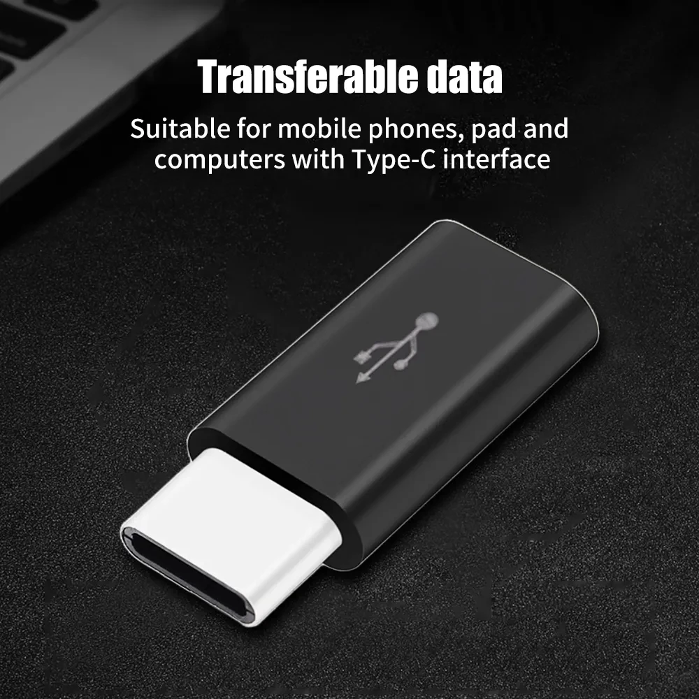 Micro USB Female To Type C Male Adapter Converter 1/5/10Pcs for Android Smart Phone Tablet USB Type C To Micro Connector