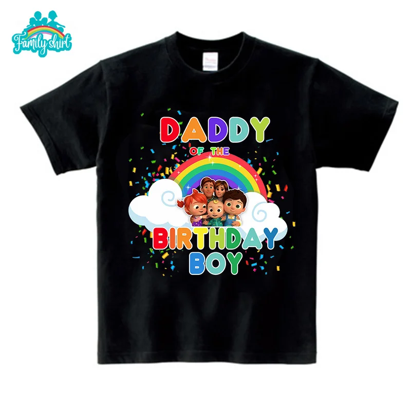 Vater Und Sohn Pullover Cotton Family Matching Clothes T Shirt