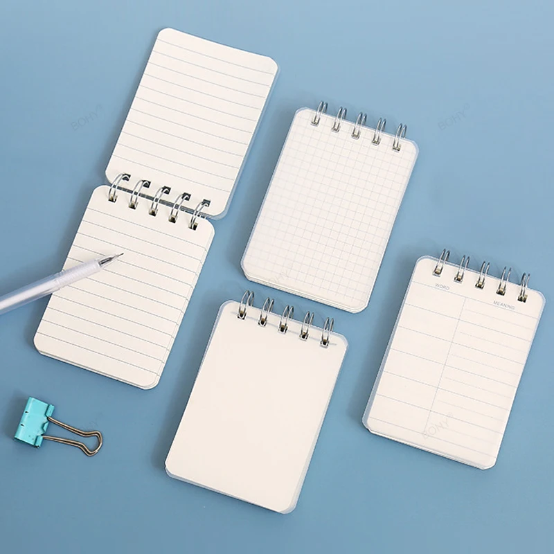 200 Page Line Mini Pocket A7 Diary Notebook To Do Notepad Office Accessories Word Blank Grid Diary mini diary notebook