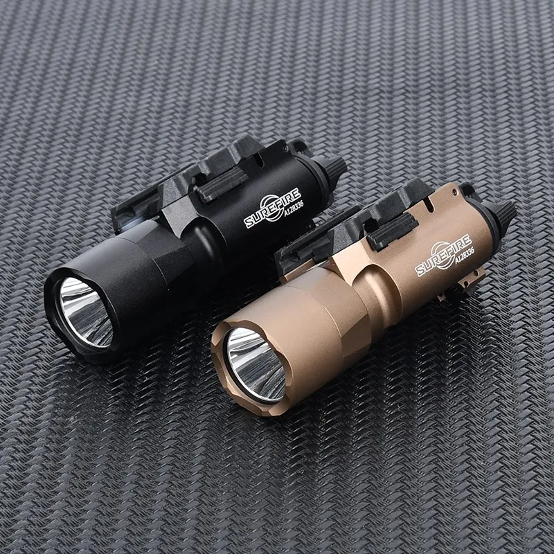 Tactical SF Surefir X300U X300 Ultra XH35 Metal Pistol Gun Strobe LED Light Fit 20mm Rail Airsoft Weapon Hunting Flashlight