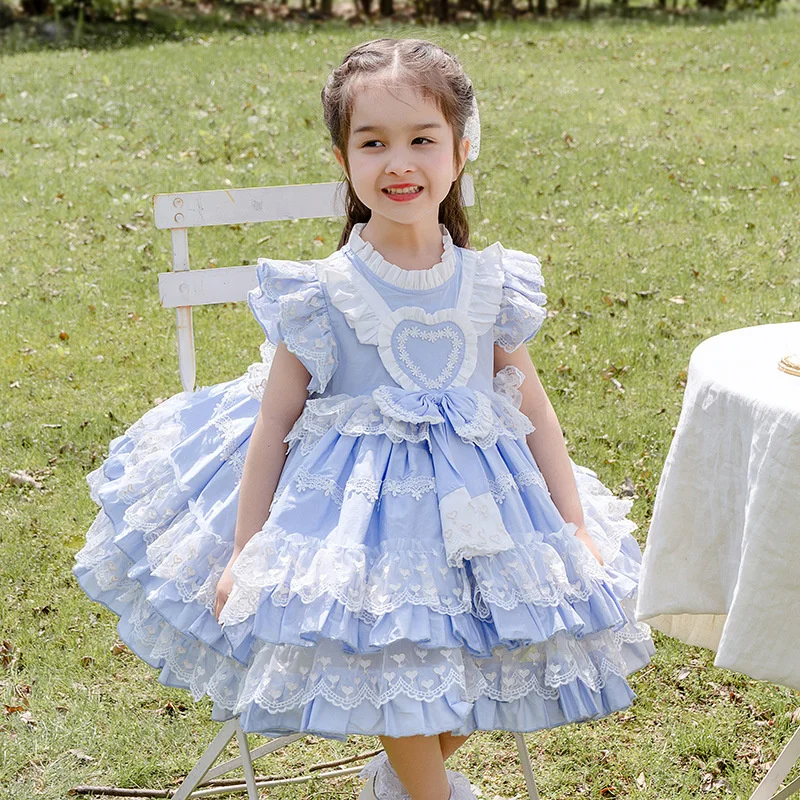 Design Summer New Lolita Poncho Skirt Girls' Princess Banquet Dress Vest Dress