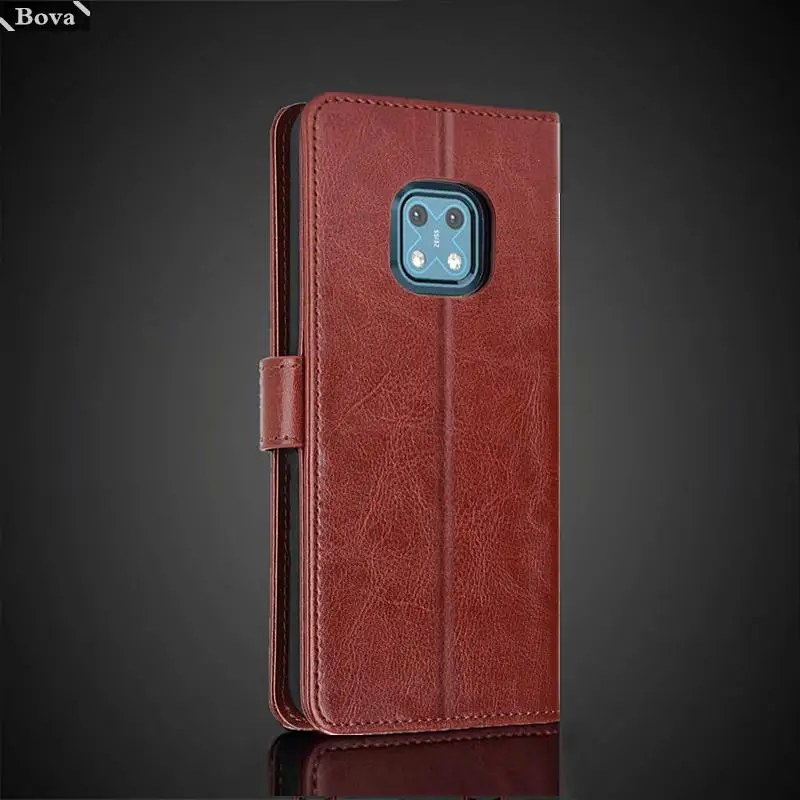 Vintage-Style PU Leather Wallet Case – Premium Card Holder & Flip Cover (Retro Design)