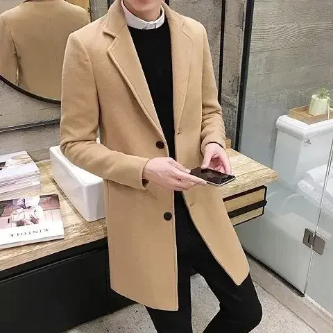 Novedades en abrigos masculinos, ropa de diseñador de lujo de moda, ropa barata, oferta, moda 2024, chaquetas de lana y mezclas para hombre, estética informal