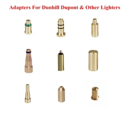 1pcs Reusable Brass Copper Nozzle Refill Butane Gas Adapter For Dunhill Dupont & Other Famous Lighters Repair Parts