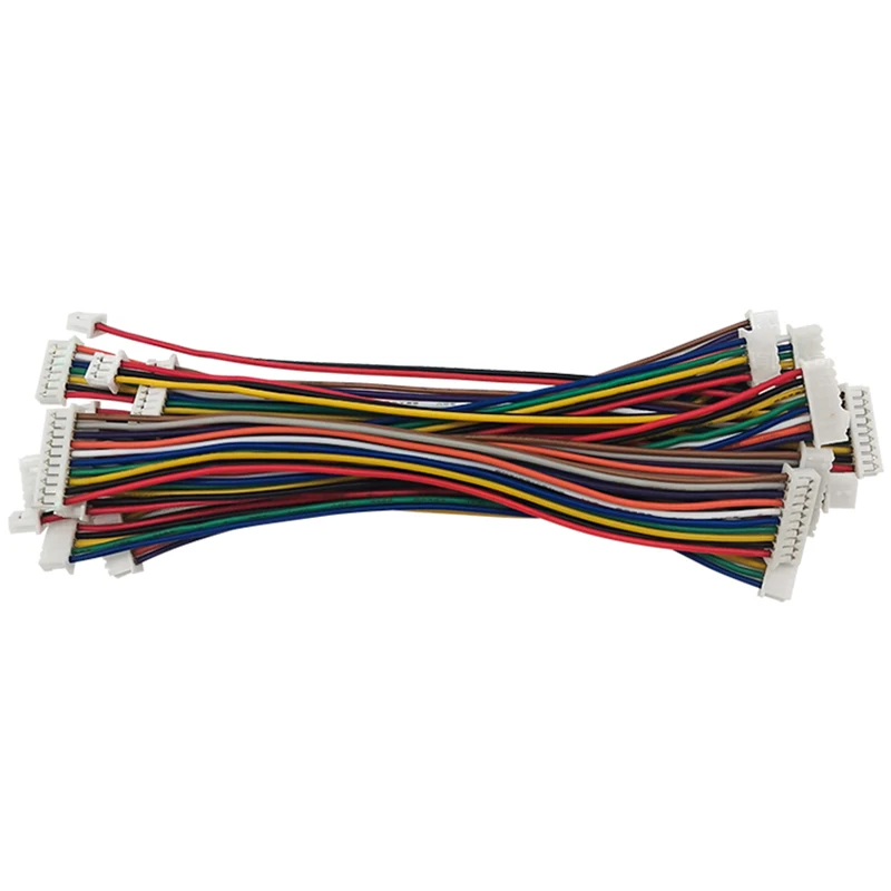 JST MX1.25 wire cable connector 10PCS 2/3/4/5/6/7/8/9/10/12 Pin 1.25MM Pitch Plug 10CM/20cm/30CM Wire Length 28AWG