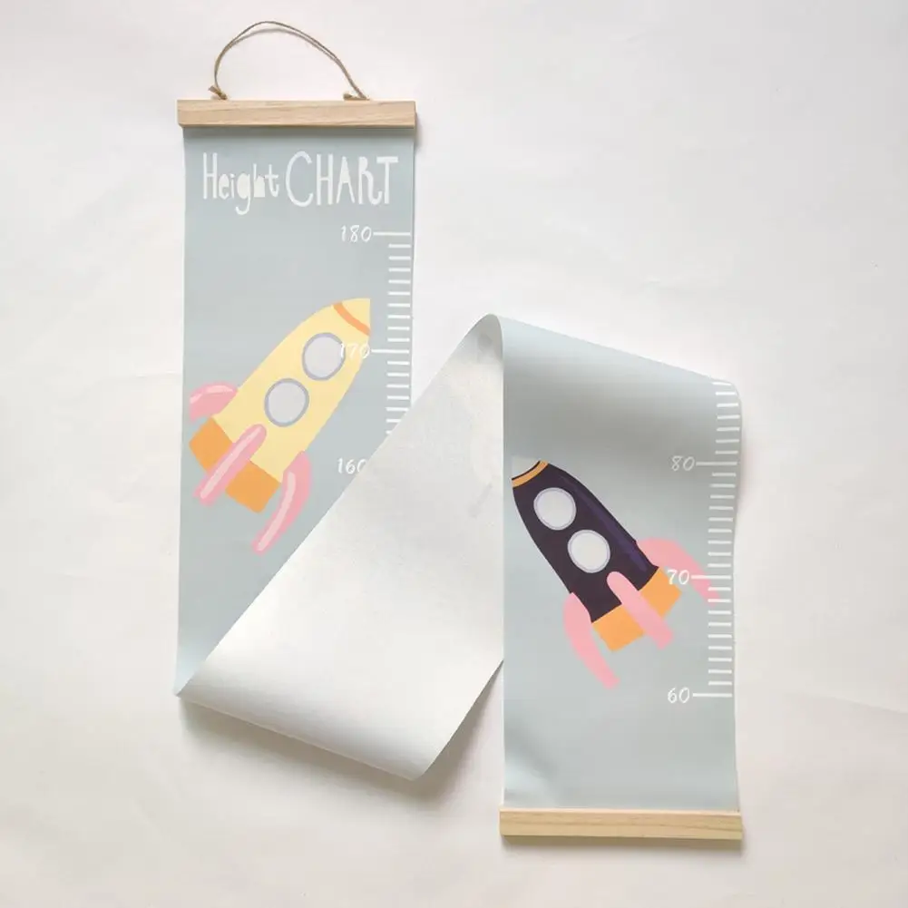 Playful Useful Baby Height Measure Ruler Anti-fade Height Chart Decorative for Kindergarten