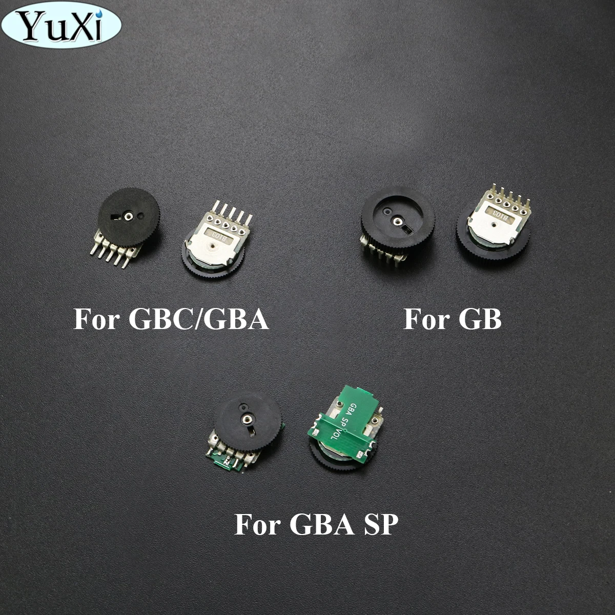 

YuXi 1PCS Replacement Volume Switch for Game Boy GB GBA GBC GBA SP Motherboard Potentiometer