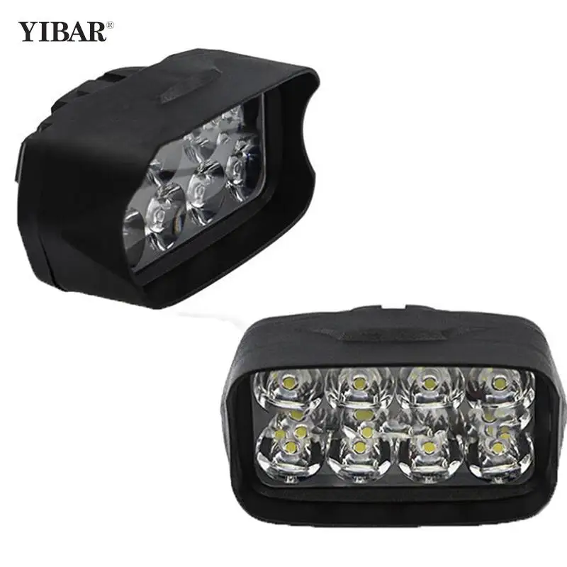

1Pc Motorcycle Car Super Bright 8 LED Light Headlight Spotlights Headlamp