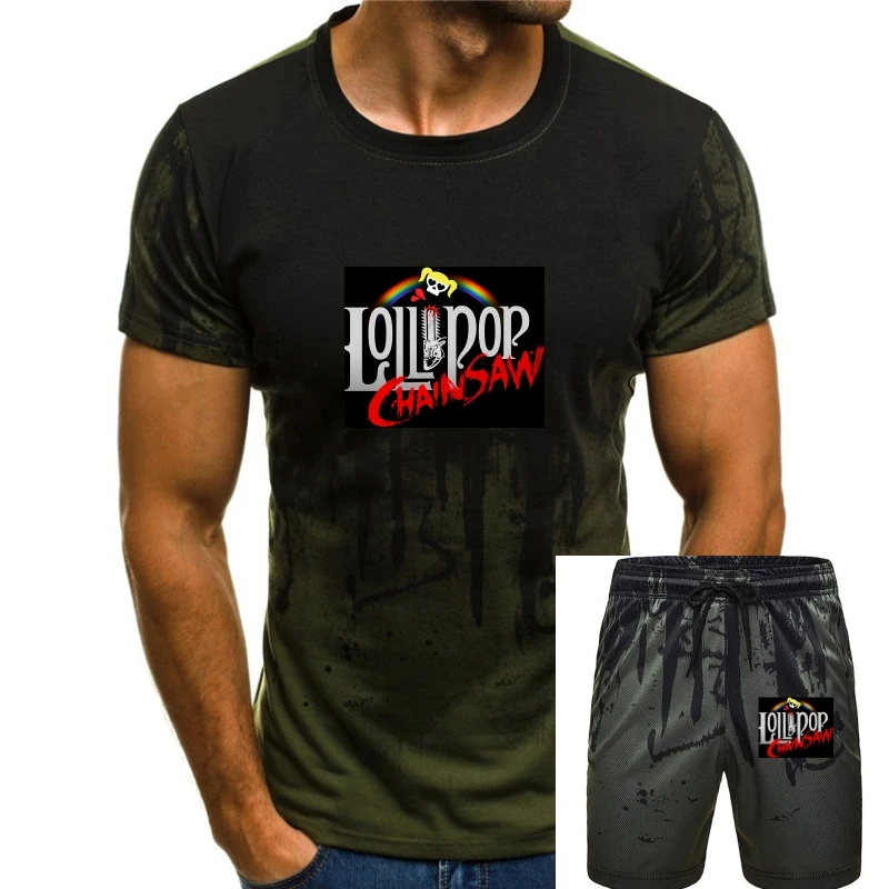 

Men tshirt Lollipop Chainsaw Unisex T Shirt women T-Shirt tees top