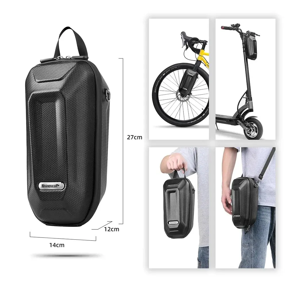 Rhinowalk Water-Resistant Front Handlebar Bag, Quick Release, 4L EVA, Large Capacity