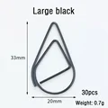Large black 30pcs