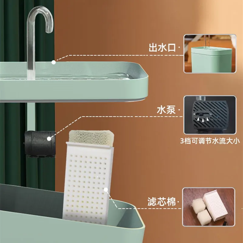 Cat Water Fountain  Activated Carbon Sponges Filters Replacement Activated  Carbon Filters Cat Water Fountain Filters Element 6