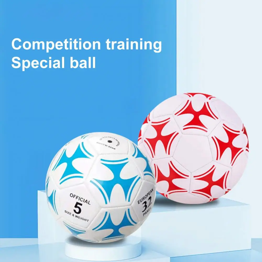 

Professional Foot Ball for Adults Teens Size 5 Official Football Outdoor Sports Training Soccer Ball Waterproof PVC Elastic Foot