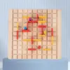 Brain Teaser Toys Educational Learning Collection Wood Educational Board for Gathering Birthday Interaction Preschool Activity 4