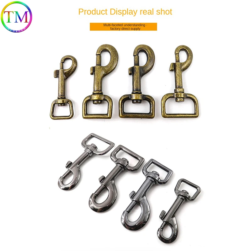 15/20/25/30mm Metal Snap Hook For Bag Handbag Belt Purse Strap Shoulder Bag Chain Connector Buckle Swivel Trigger Clip Clasp