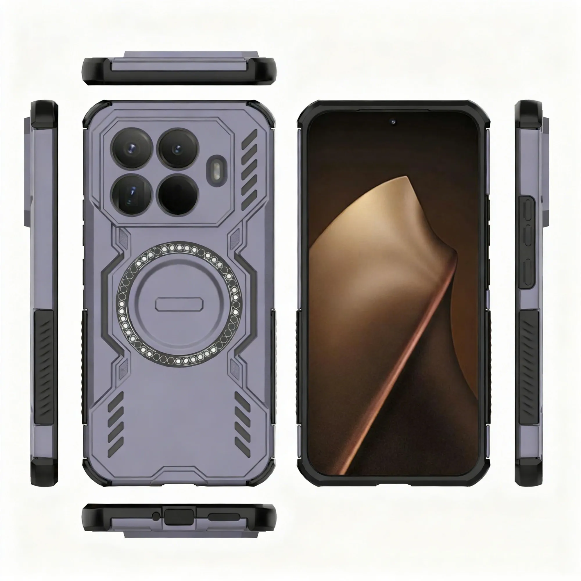 Magnetic Heat Dissipation Military-Grade Camera Lens Protection Case