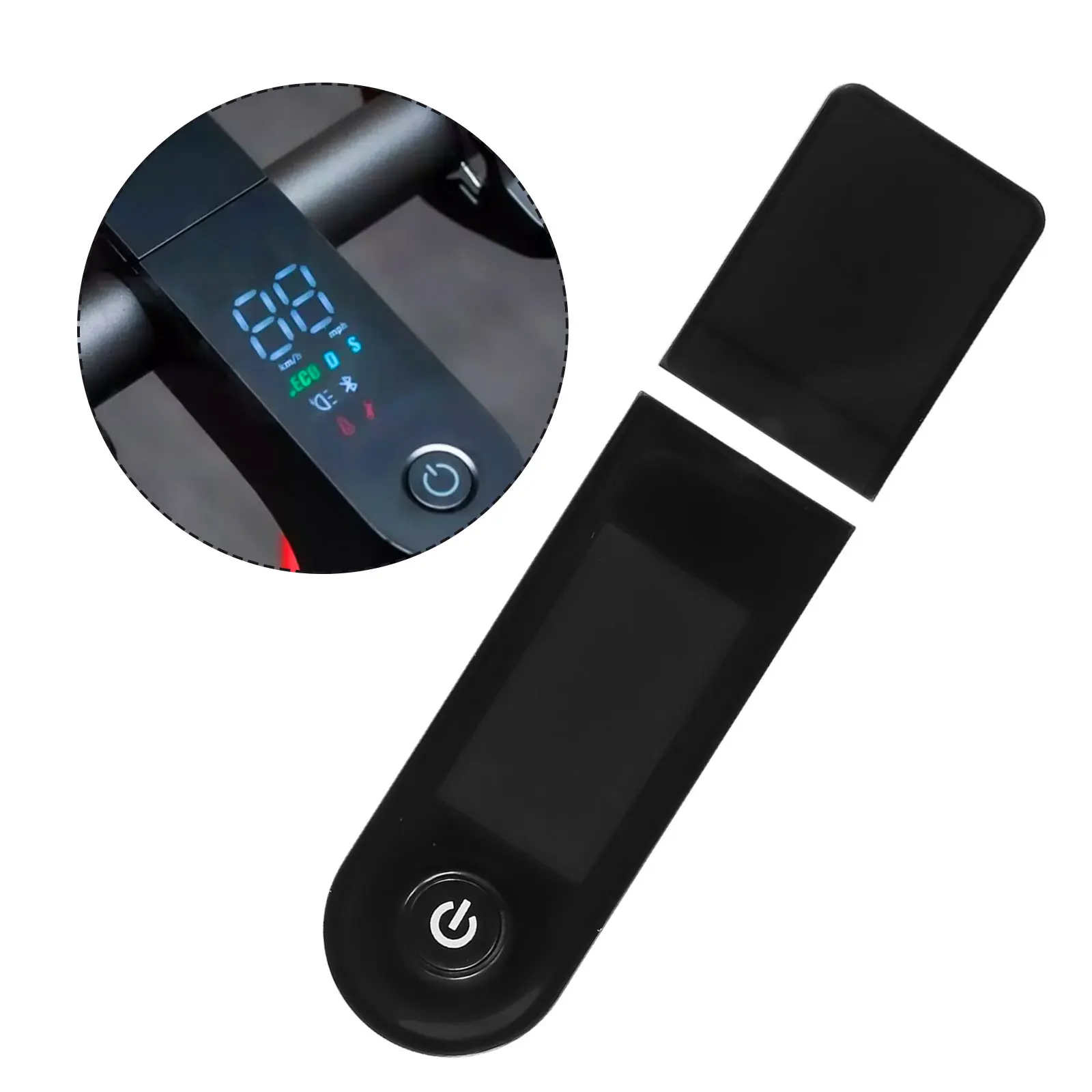 

Electric Scooter Dashboard Displays Dashboard Display ABS With Screen Protect Cover 1pc 9*3.3cm/4.5*3.3cm Durable