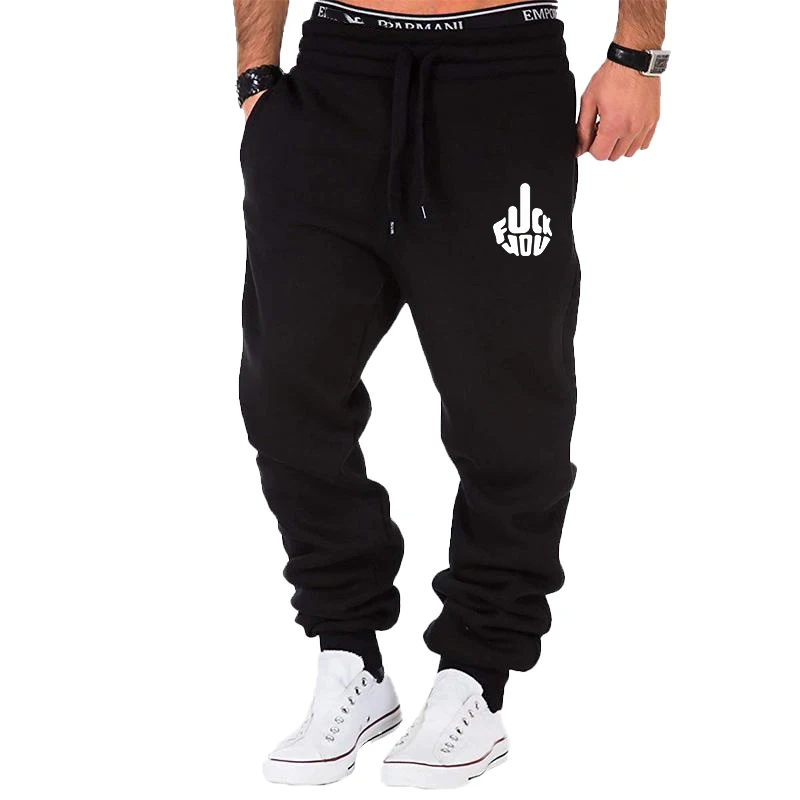New Men Trousers Fitness Sweatpants Men's Casual Pants Soft Sports Pants Jogging Pants Plus Size S-4XL 2