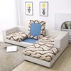 Printed Sofa Cushion Cover for Living room Furniture Protector Spandex Elastic Removable L-Shape Corner Armchair Couch Slipcover 6