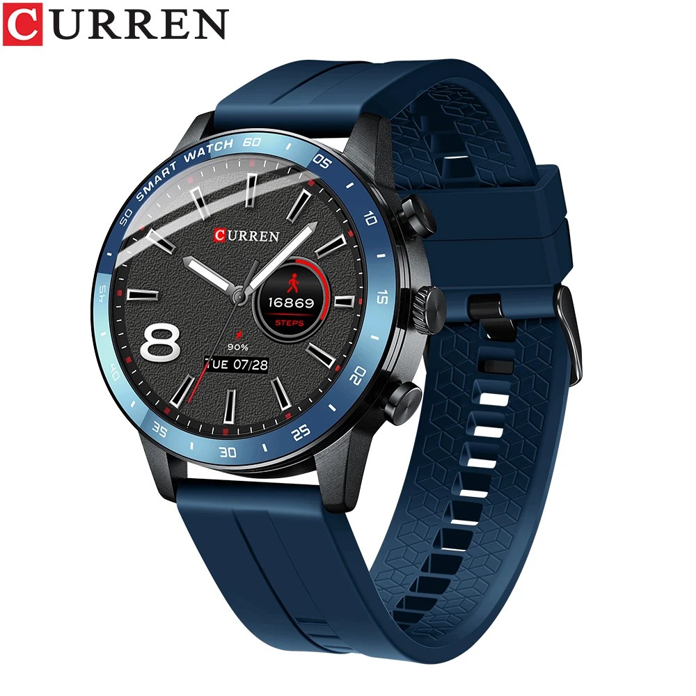 

CURREN Brand Multifunctional Smart Watch Men's Sports Digital Fitness Watch Kangneng Heart Rate Business Clock Relogio Masculino