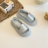 Korean Style Children Sandals Summer New Simple Design Boys Sandals Fashion Colorful Girls Hook & Loop Shoes sandalias niña 4