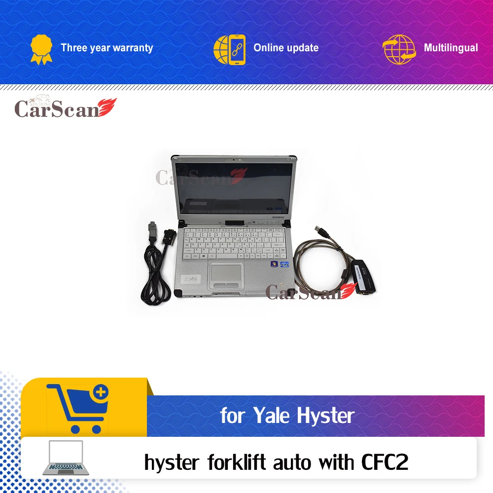 

Forklift truck For yale hyster diagnostic scanner Hyster V4.98 for Yale Hyster PC Service Tool Ifak CAN USB Interfacewith cfC2