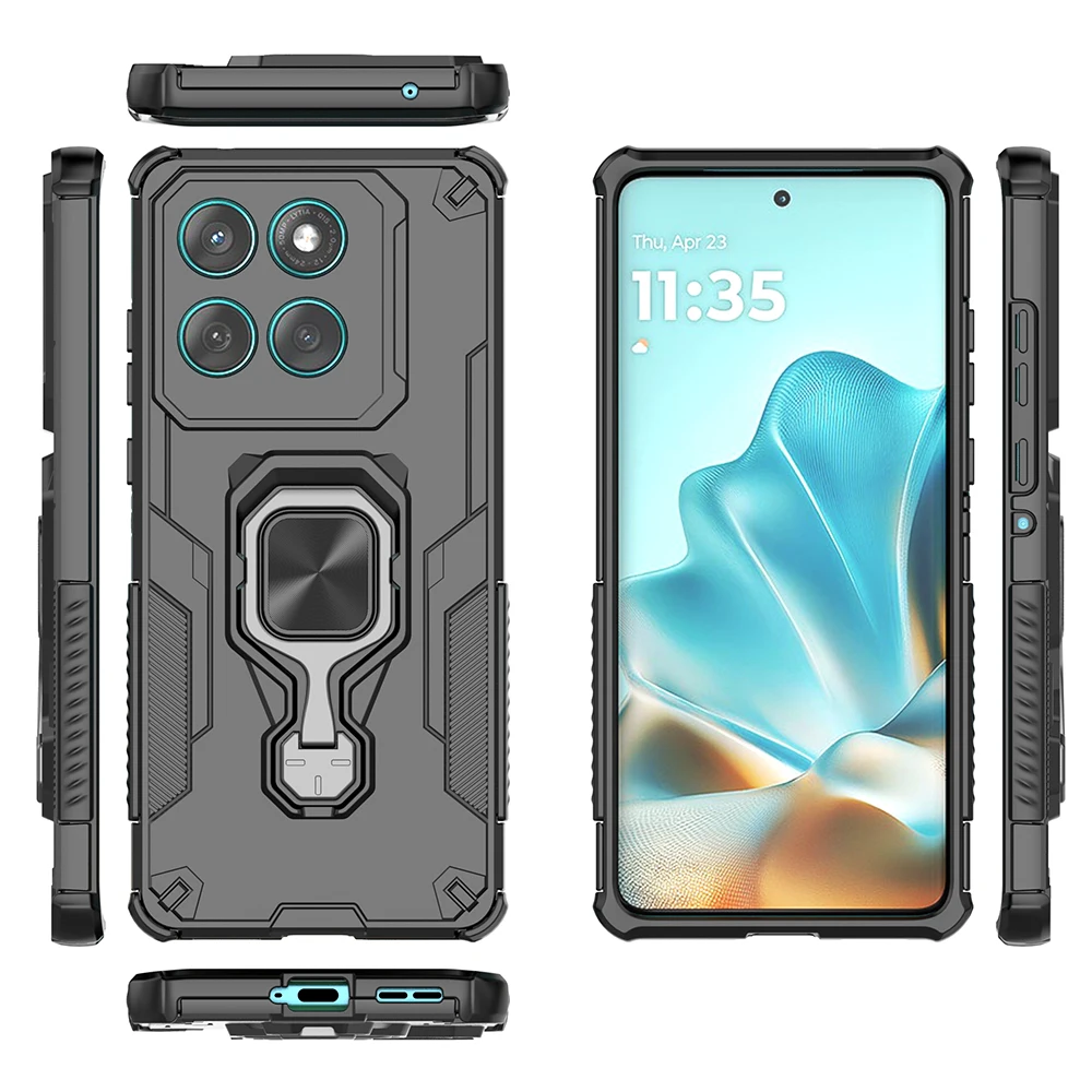 Rotatable Kickstand Magnetic Ring Holder Protective Phone Case Cover