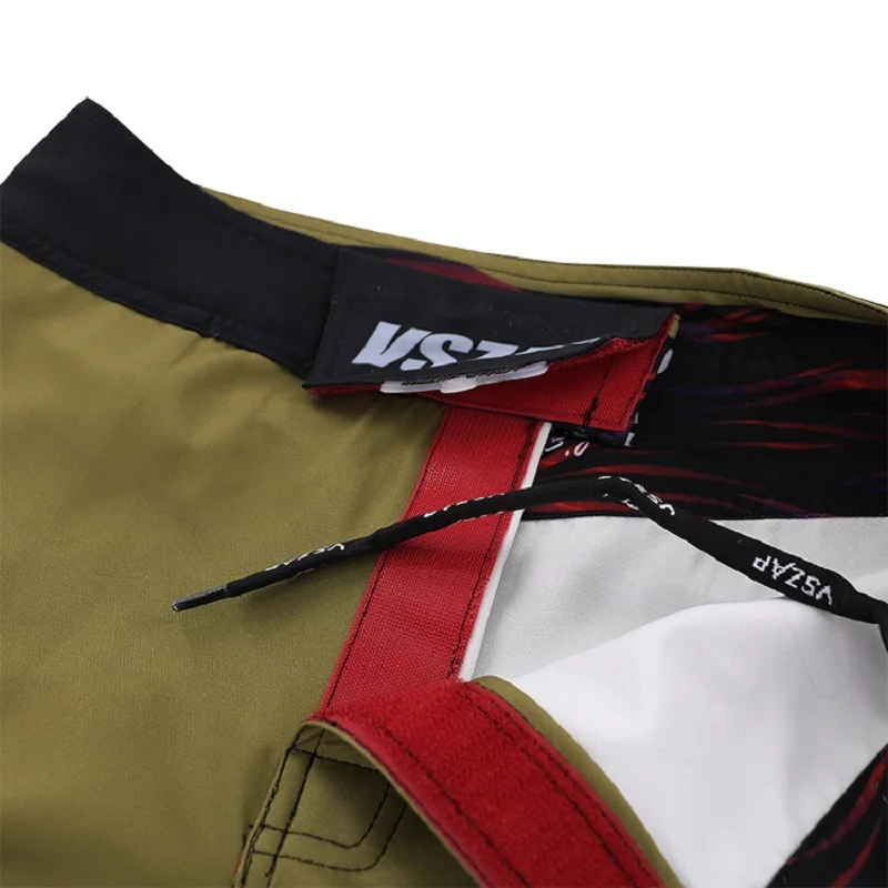 VSZAP 통합 스탠드 컴뱃 MMA 자이언트 트레이닝 반바지, 킥복싱 피트니스 대회, 태국 복싱 속건성 바지