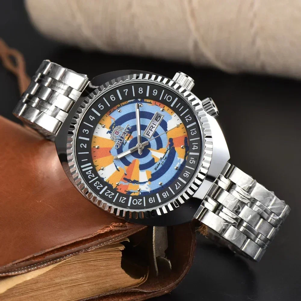 

The Orient Double Lions Top Brand Japan Quartz Movement Watch Waterproof Famous Watch Mens Watches Cool Relogio Masculino