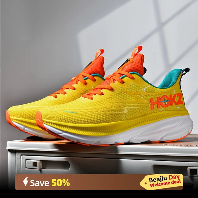 NEW Men Sports Running Shoes Casual Carbon Plate Marathon Breathable Lightweight Women's Comfortable Athletic Nonskid Sneakers