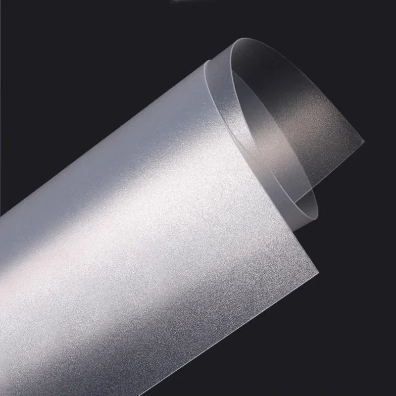 PP Frosted Translucent Plastic Plate Thickness 0.3/0.4/0.5/0.6-2mm PVC Thin Plastic Sheet DIY Material Processing Customization,plastic plate
