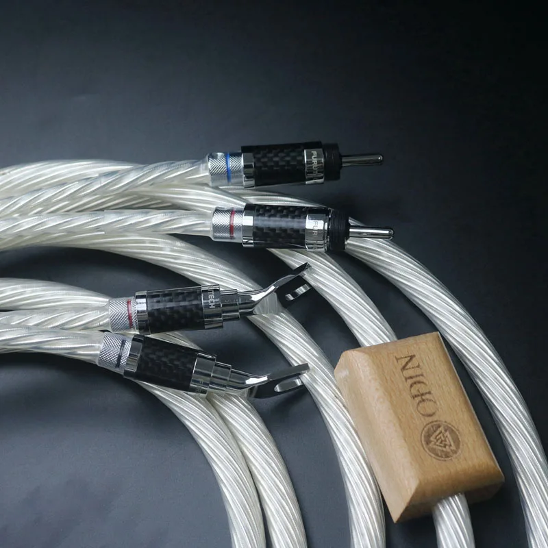 

Nordost Odin 2 7N sterling silver flagship audio speaker cable HiFi main speaker amplifier cable gold-plated plug AUDIO or