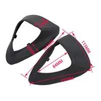 Black Inner Rearview Mirror Rubber Boots For Honda GL1800 Goldwing 2001-2017 2