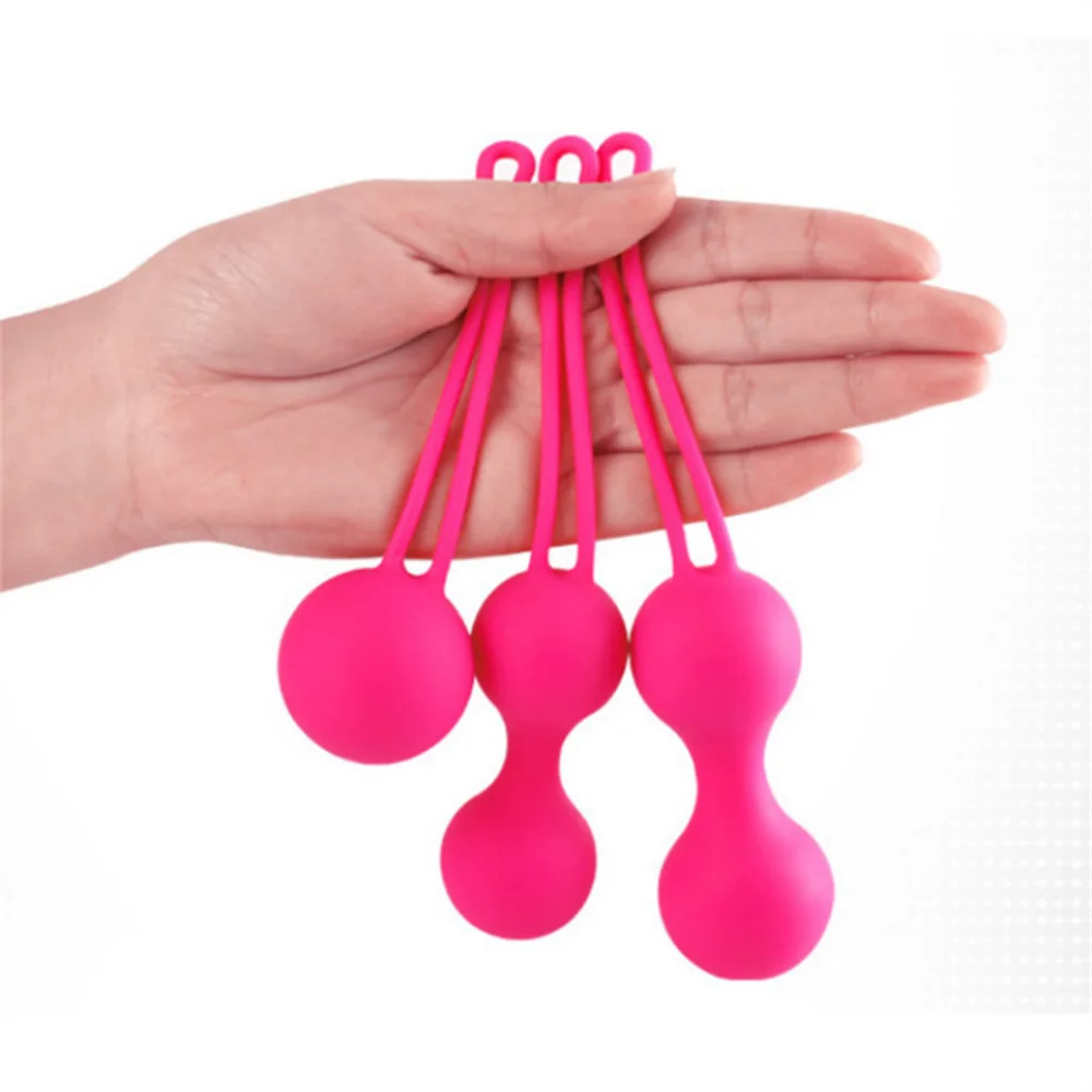 Safe Silicone Vaginal Balls Tighten Kegel Ball Vibrator Vaginal Muscle Trainer Intimate Toys for Adults Bolas Chinas Sex Toys