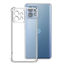 Transparent Shockproof Silicone Phone Case - Soft Back Cover - Moto Edge 40 Neo 5G (FSKS)