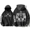 Jujutsu Kaisen Satoru Gojo Sweatshirts Anime Men's High Quality 100% Washed Cotton Hoodie Winter Oversized Streetwear Clothing 4