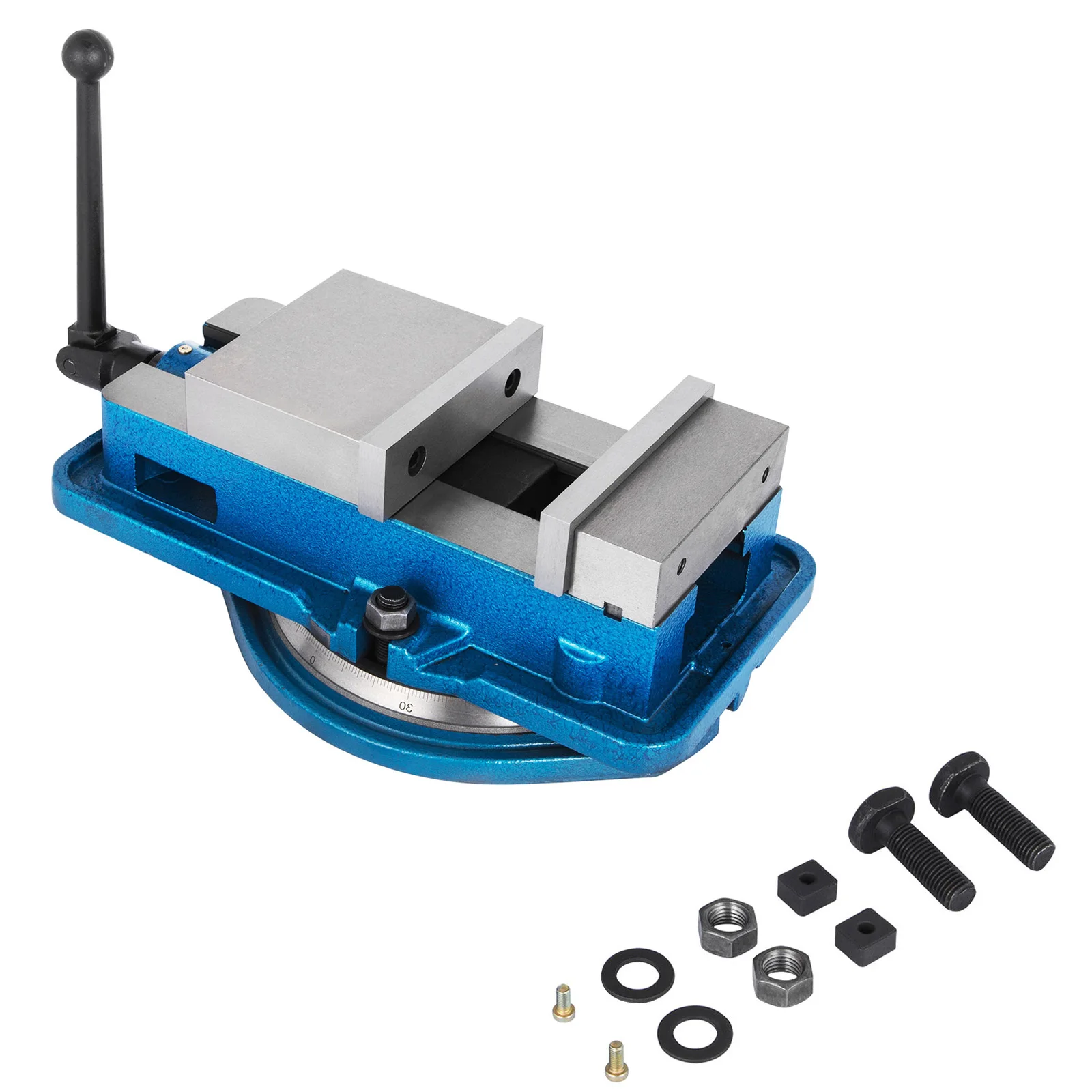 Milling Vise 3 Inch / 5 Inch Jaw Width Heavy Duty Bench Clamp 360 Degree Swiveling Base CNC High Precision